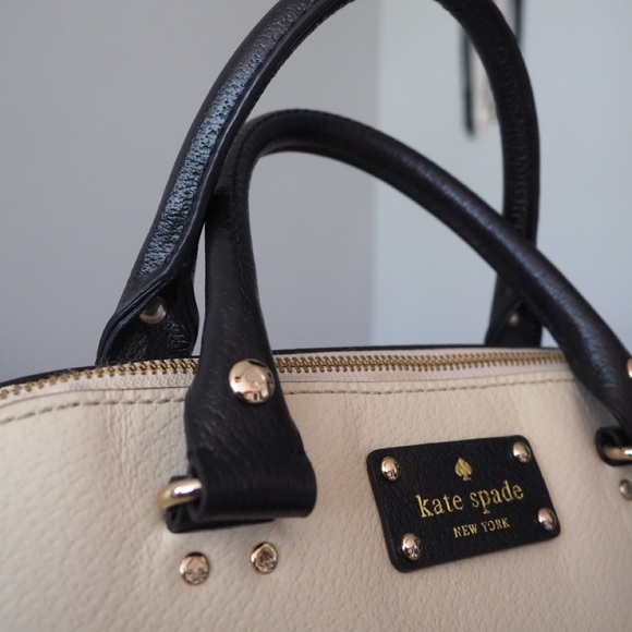 Kate Spade Cream and Black Wellesley Rachelle Bag - Picture 2 of 5